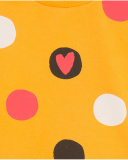 T-shirt en maille orange pour fille Dog'S Mix T-shirt en maille orange pour fille Dog'S Mix