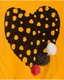 Sweat Peluche Orange Et Marron Fille Dog'S Mix Sweat Peluche Orange Et Marron Fille Dog'S Mix