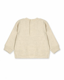 Sweat Peluche Beige Et Marron Fille Dog'S Mix Sweat Peluche Beige Et Marron Fille Dog'S Mix