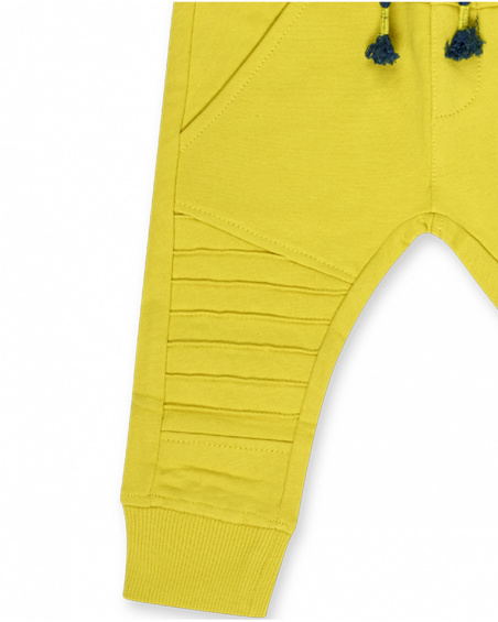 Pantalon Peluche Vert Et Bleu Garçon Galaxy Friends