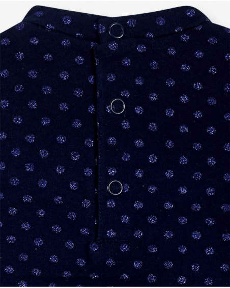 T-shirt en maille bleu et rose fille Galaxy Friends