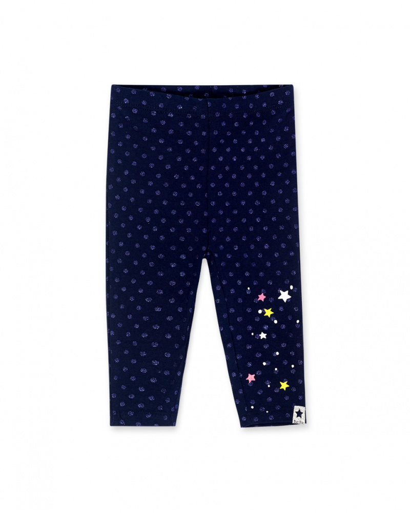Fille Blue Knit Legging Galaxy Friends