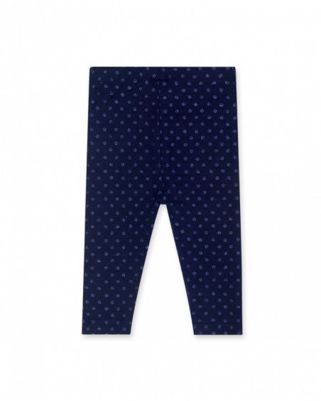Fille Blue Knit Legging Galaxy Friends