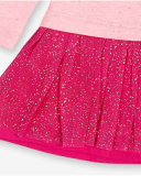 Robe Rose En Maille Et Tulle Fille Magic Robe Rose En Maille Et Tulle Fille Magic