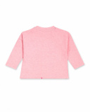 T-shirt en maille rose et gris fille Magic T-shirt en maille rose et gris fille Magic