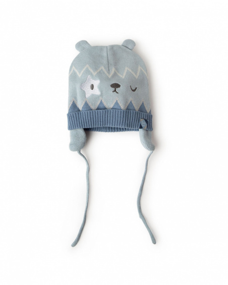 Bonnet Tricot Bleu Garçon Baby Circus Bonnet Tricot Bleu Garçon Baby Circus