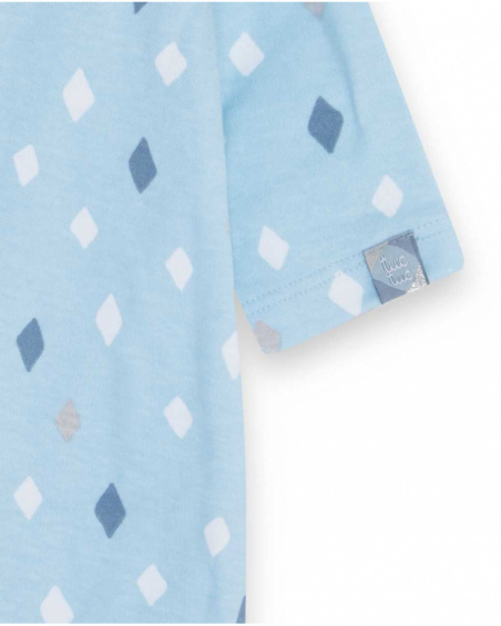 Barboteuse Tricotée Bleu Garçon Baby Circus Barboteuse Tricotée Bleu Garçon Baby Circus