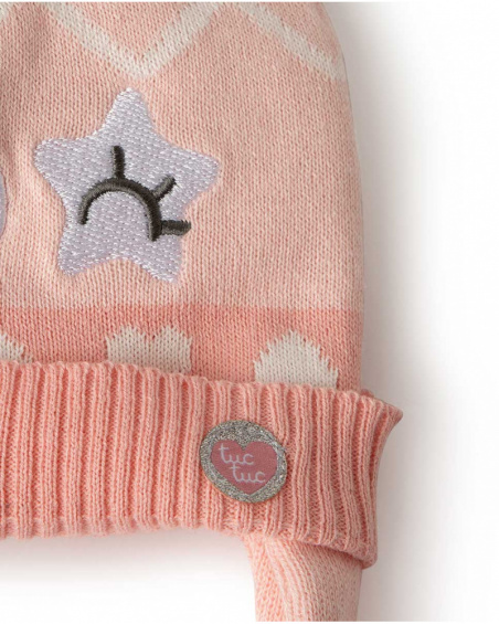 Bonnet Tricot Rose Fille Baby Circus Bonnet Tricot Rose Fille Baby Circus