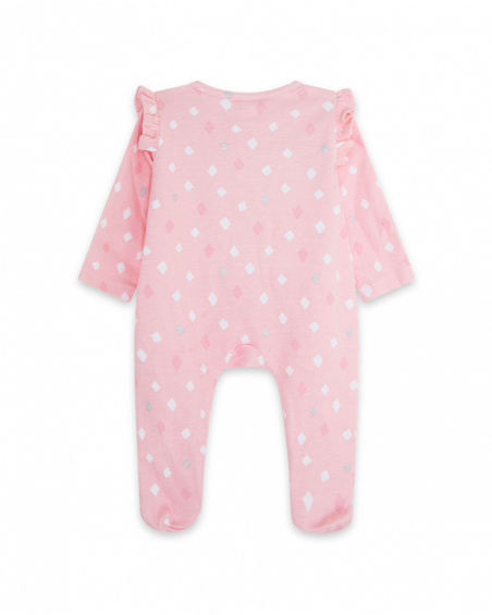 Barboteuse en maille rose fille Baby Circus Barboteuse en maille rose fille Baby Circus