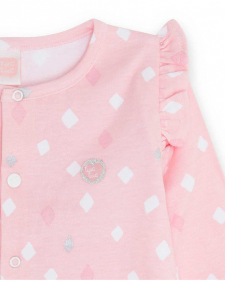 Barboteuse en maille rose fille Baby Circus Barboteuse en maille rose fille Baby Circus