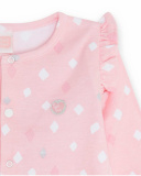 Barboteuse en maille rose fille Baby Circus Barboteuse en maille rose fille Baby Circus