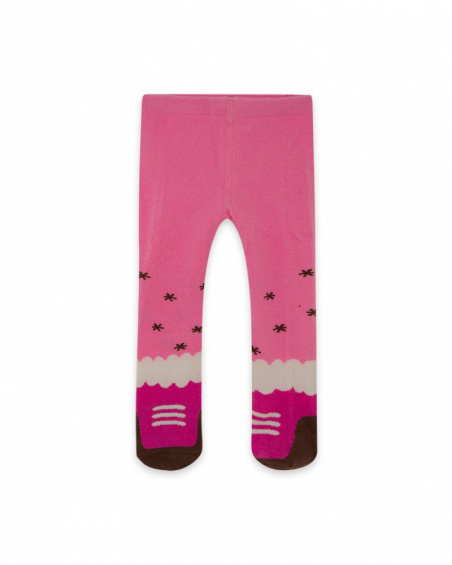 Fille Rose Collants Woodland Fille Rose Collants Woodland
