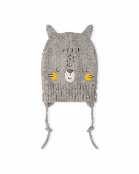 Bonnet Tricot Gris Enfant Hiver Rainbow Bonnet Tricot Gris Enfant Hiver Rainbow