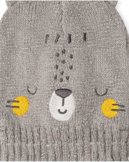 Bonnet Tricot Gris Enfant Hiver Rainbow Bonnet Tricot Gris Enfant Hiver Rainbow
