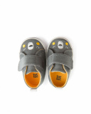 Chaussures en peluche grises garçon arc-en-ciel d'hiver Chaussures en peluche grises garçon arc-en-ciel d'hiver