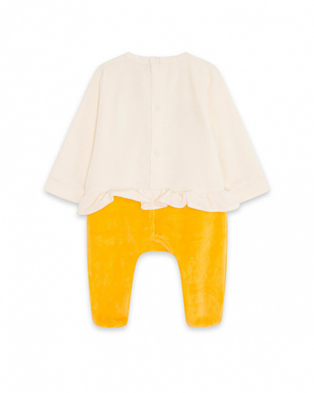 Fille Orange Tundosado Barboteuse Hiver Arc-en-ciel Fille Orange Tundosado Barboteuse Hiver Arc-en-ciel