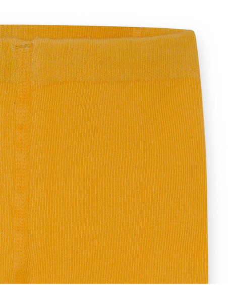 Fille Orange Collants Hiver Arc-en-Ciel Fille Orange Collants Hiver Arc-en-Ciel