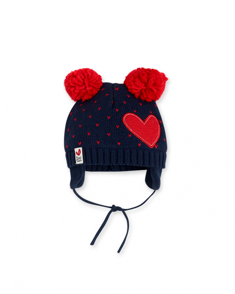 Bonnet Tricot Bleu Fille Mini Traveller