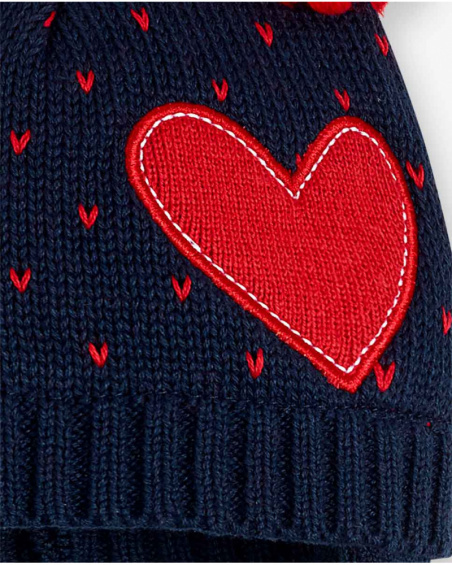 Bonnet Tricot Bleu Fille Mini Traveller