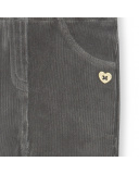 Jegging Velours Gris Fille Basics Bébé W23 Jegging Velours Gris Fille Basics Bébé W23