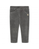 Jegging Velours Gris Fille Basics Bébé W23 Jegging Velours Gris Fille Basics Bébé W23