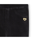 Jegging Velours Côtelé Noir Fille Basics Bébé W23 Jegging Velours Côtelé Noir Fille Basics Bébé W23