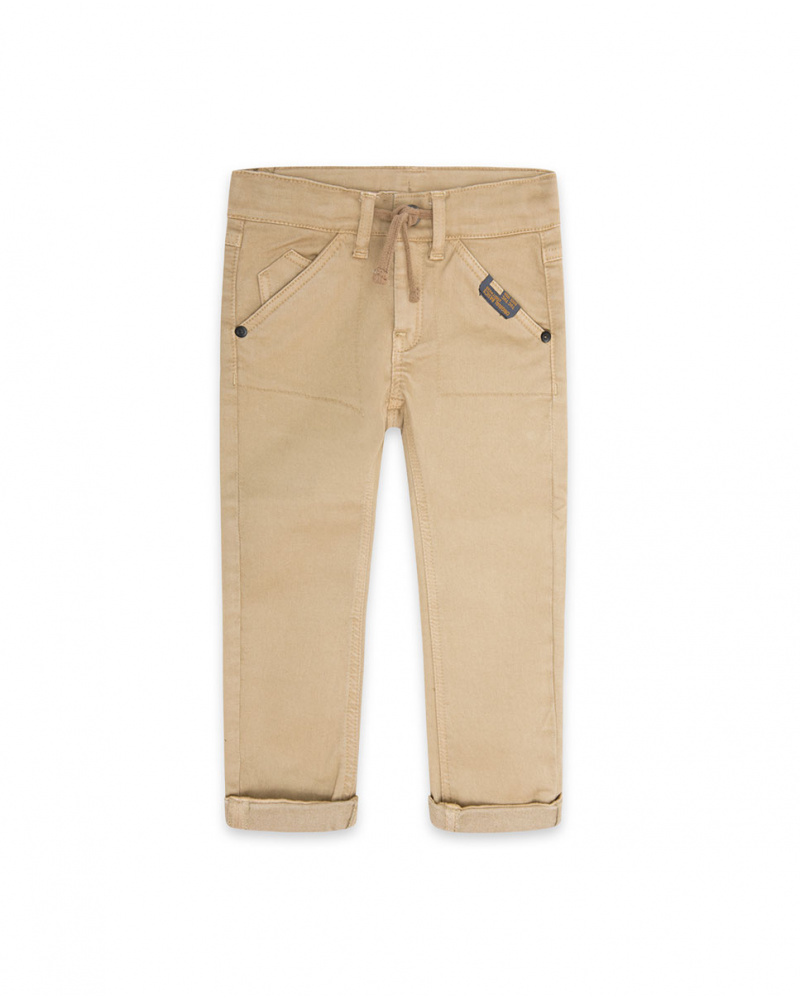 Pantalon en sergé gris Boy Basics Kids W23