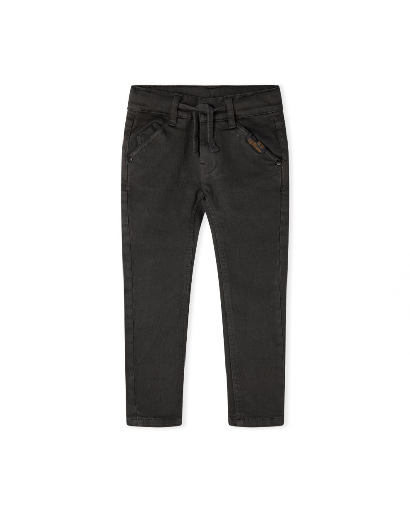 Pantalon en sergé gris et gris Boy Basics Kids W23