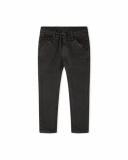 Pantalon en sergé gris et gris Boy Basics Kids W23 Pantalon en sergé gris et gris Boy Basics Kids W23