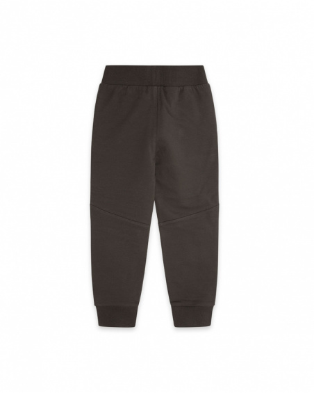 Pantalon peluche gris garçon Basics Kids W23