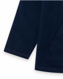 T-shirt en maille bleu marine Boy Basics Kids W23 T-shirt en maille bleu marine Boy Basics Kids W23