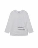 T-shirt Blanc en Maille Garçon Basics Kids W23 T-shirt Blanc en Maille Garçon Basics Kids W23