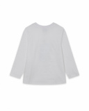 T-shirt Blanc en Maille Garçon Basics Kids W23 T-shirt Blanc en Maille Garçon Basics Kids W23