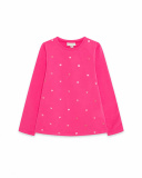 T-shirt Tricot Fuchsia Fille Basics Kids W23 T-shirt Tricot Fuchsia Fille Basics Kids W23