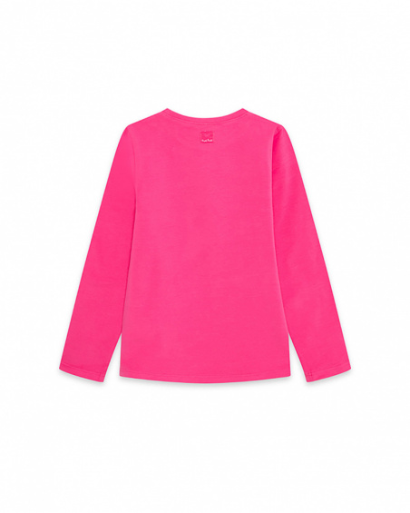 T-shirt Tricot Fuchsia Fille Basics Kids W23