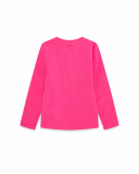 T-shirt Tricot Fuchsia Fille Basics Kids W23 T-shirt Tricot Fuchsia Fille Basics Kids W23