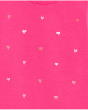 T-shirt Tricot Fuchsia Fille Basics Kids W23 T-shirt Tricot Fuchsia Fille Basics Kids W23