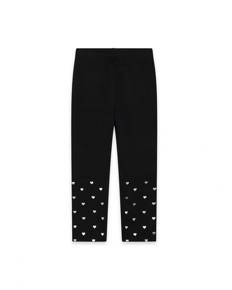 Legging Tricot Noir Fille Basics Kids W23