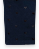 Legging en maille bleu marine Girl Basics Kids W23 Legging en maille bleu marine Girl Basics Kids W23