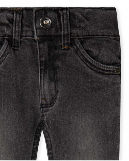 Pantalon Denim Noir Garçon Basics Bébé W23