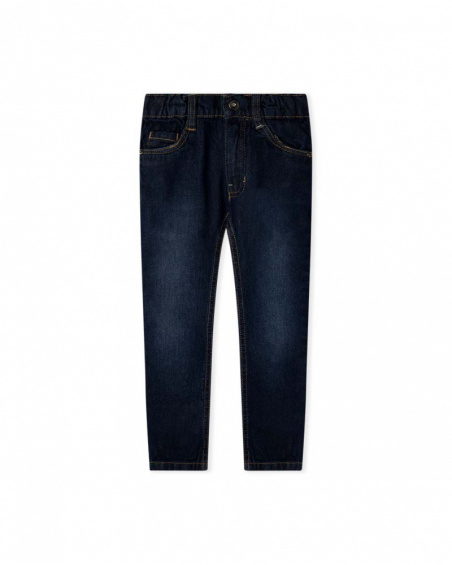Pantalon Denim Bleu Garçon Basics Bébé W23 Pantalon Denim Bleu Garçon Basics Bébé W23