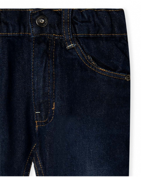 Pantalon Denim Bleu Garçon Basics Bébé W23 Pantalon Denim Bleu Garçon Basics Bébé W23