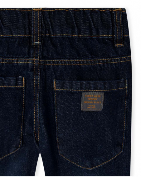 Pantalon Denim Bleu Garçon Basics Bébé W23 Pantalon Denim Bleu Garçon Basics Bébé W23