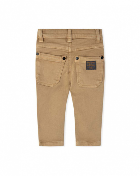 Pantalon Twill Gris Garçon Basics Bébé W23