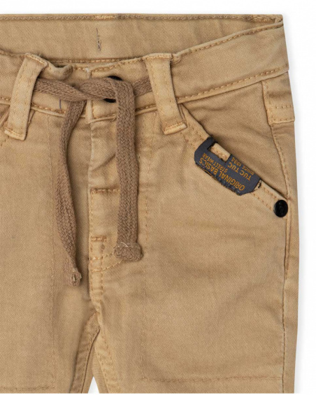 Pantalon Twill Gris Garçon Basics Bébé W23
