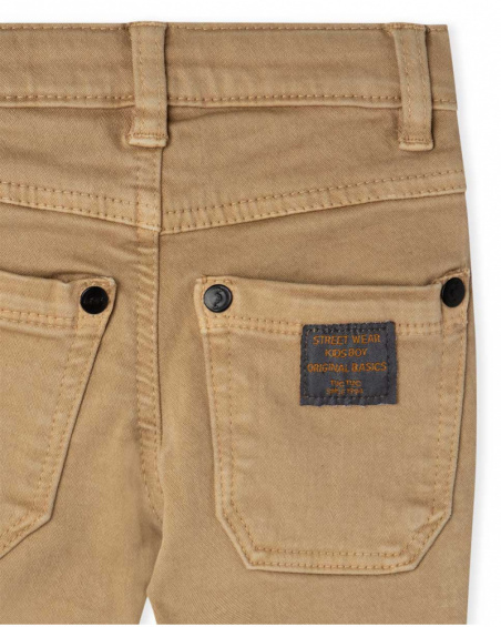 Pantalon Twill Gris Garçon Basics Bébé W23