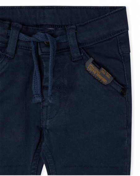 Pantalon Twill Marine Garçon Basics Bébé W23