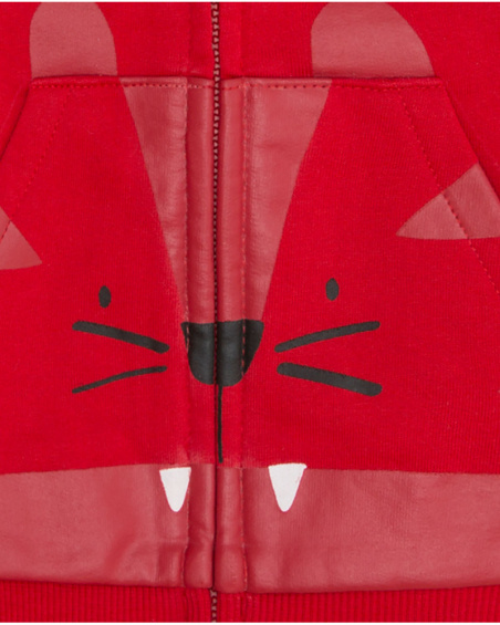 Survêtement Peluche Rouge Garçon Basics Bébé W23