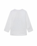 T-shirt Maille Blanc Et Blanc Garçon Basics Bébé W23 T-shirt Maille Blanc Et Blanc Garçon Basics Bébé W23