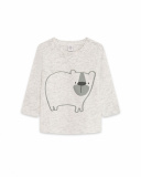 T-shirt Maille Gris Garçon Basics Bébé W23 T-shirt Maille Gris Garçon Basics Bébé W23